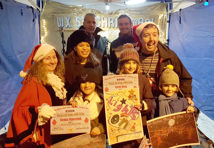 Whitecross Street lights switch-on