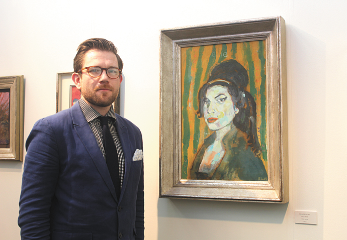 Tree-loving artist who got Amy’s hair right Dan Llywelyn Hall with his portrait of Amy Winehouse