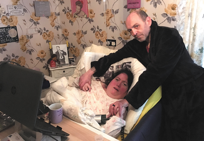 Tearful plight of Islington woman who can’t leave her bed St John's Court Tenant Chantal Hac and partner Philip Horn