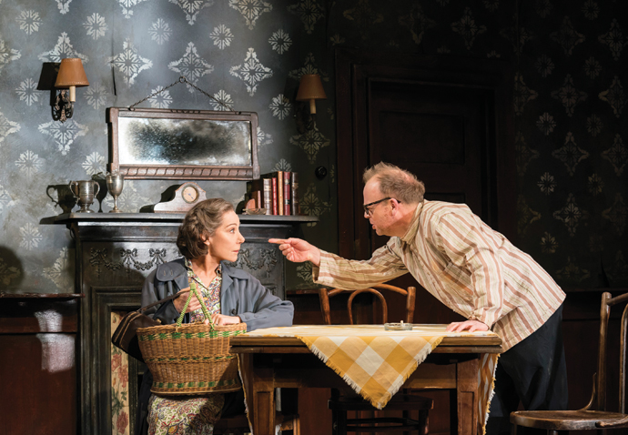 Zoe Wanamaker and Toby Jones Photo Johan Persson
