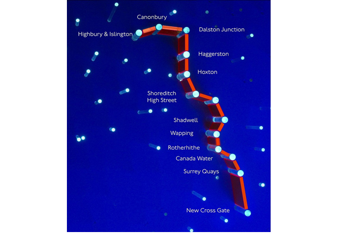Night Overground to be extended to Canonbury and Highbury & Islington Train map