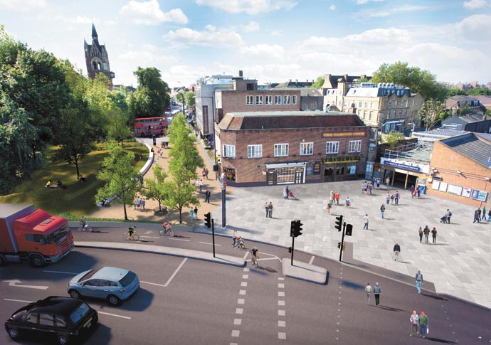 Road closures signal Highbury Corner’s two-way travel switch Highbury Corner View_1