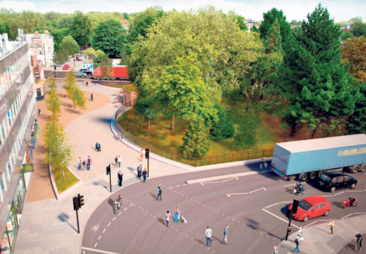 Highbury Corner artist impression
