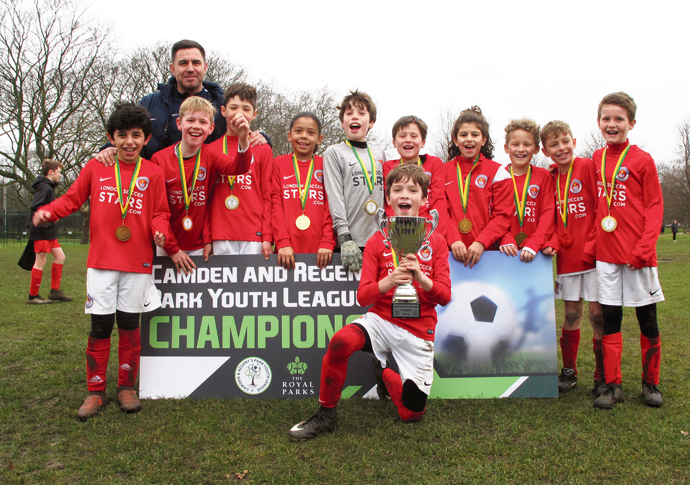 Cup hat-trick for youth football academy London Soccer Stars U10s