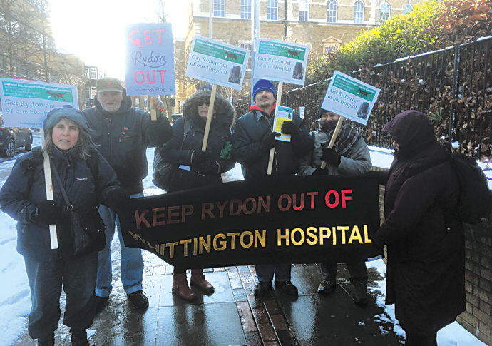 Inspectors praise Whittington Hospital’s ‘outstanding care’ Whittington protest