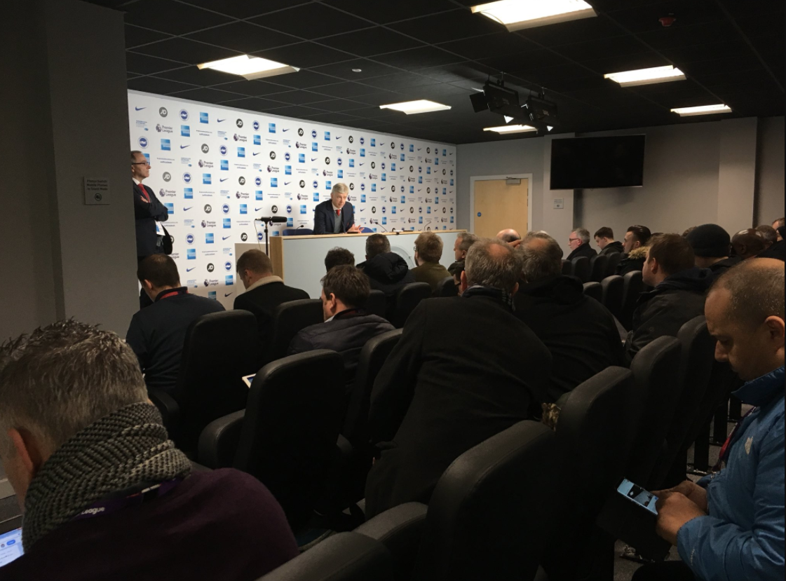 Dismal Arsenal lose at Brighton but Wenger insists he can turn things around pressbox