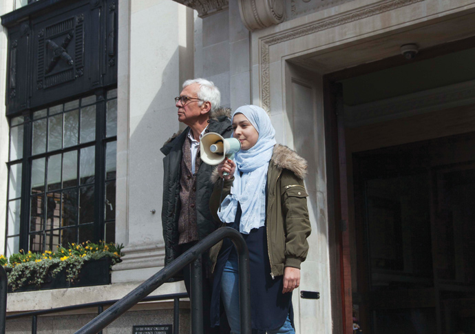 Islington schoolgirl vows: We will not take off hijabs Aisha Bouanik