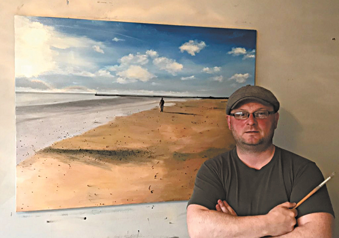 25 years on, handyman Dan realises his art ambition Dan Storey artist