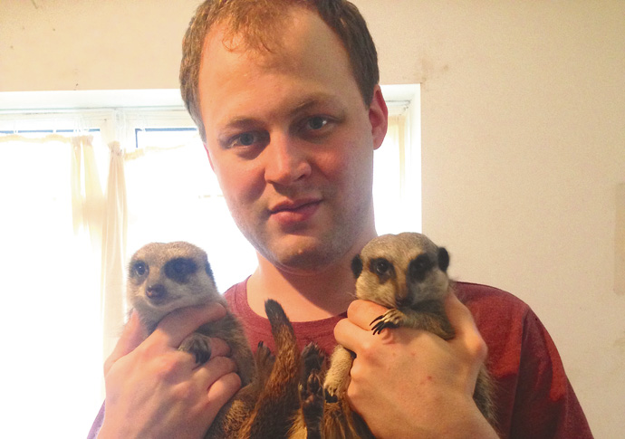Meet the Islington man living with two pet meerkats Daryl Hudson IMG_5982