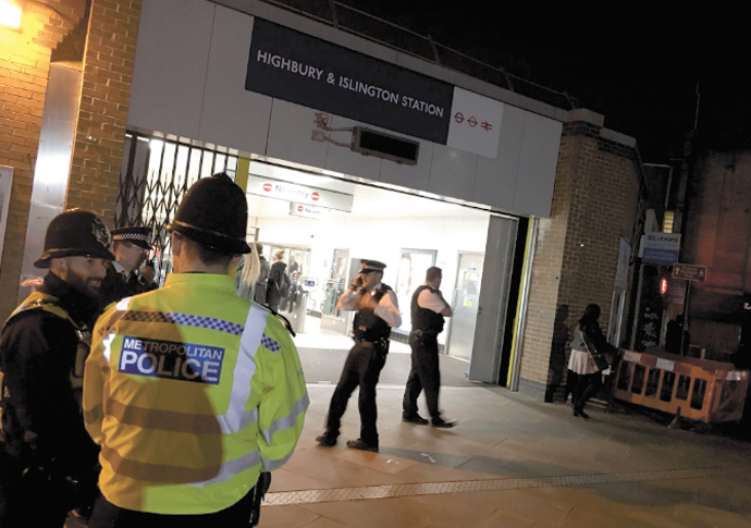 Highbury and Islington station stabbing: woman in court Highbury Station stabbing_TOM surthwaite CREDIT