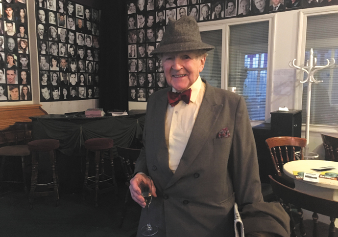 James Macdonald in the green room