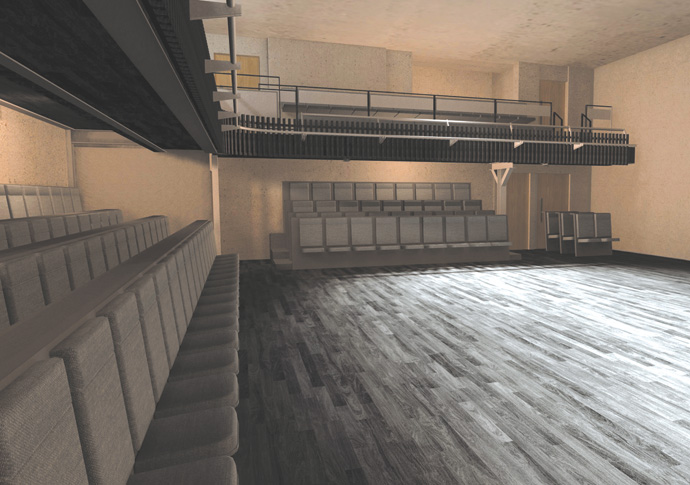 Kings Head Theatre Head Height from stalls