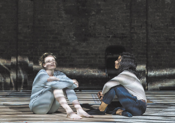 Review: The Writer, at Almeida Theatre The Writer at the Almeida. Romola Garai and Lara Rossi. Photo credit Manuel Harlan (15)