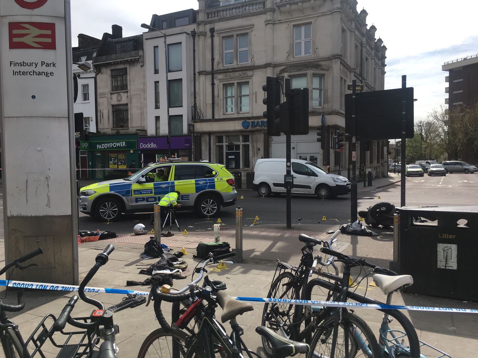 Police watchdog probes Finsbury Park crash that left two moped riders in hospital WhatsApp Image 2018-04-17 at 11.36.36