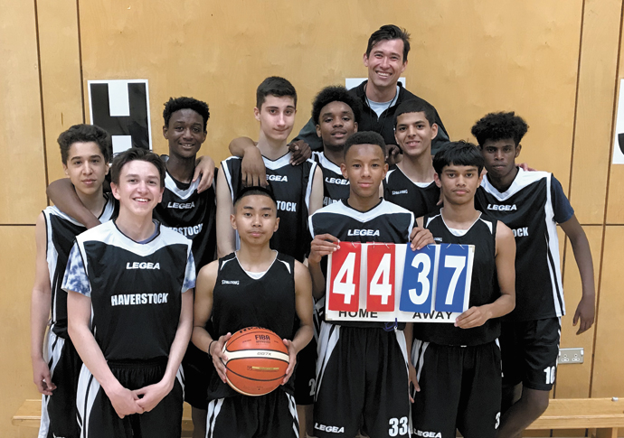 Hoop and glory! Unbeaten run hits three years Haverstock-U16s