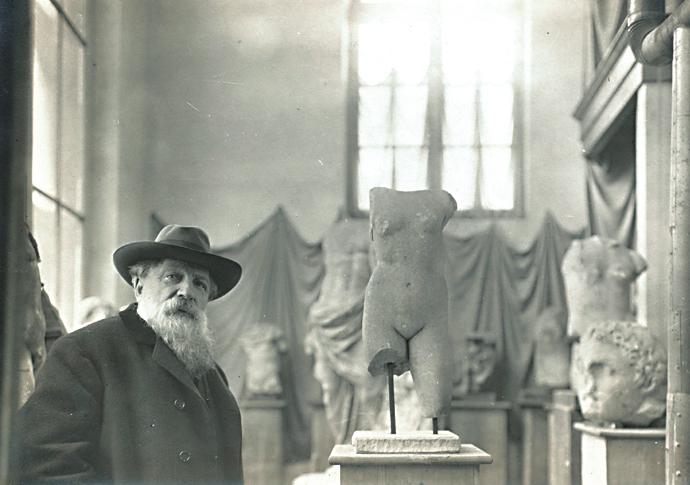How Greece helped shape Rodin in stone Rodin in his Museum of Antiquities at Meudon_credit Musee Rodin