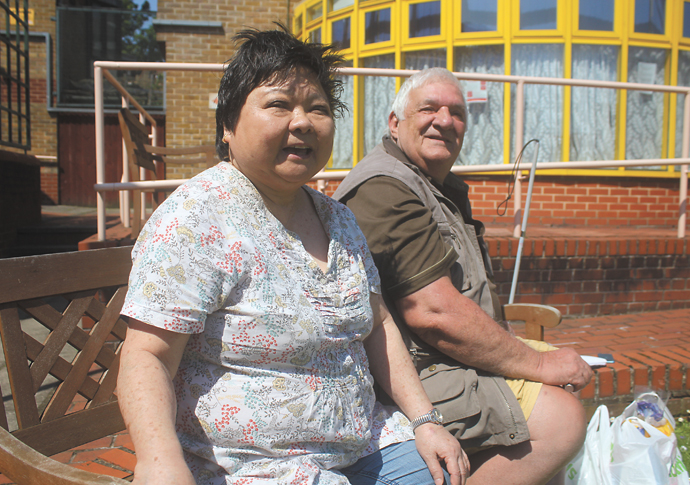Praise for Upper Holloway estate… but not all residents enjoy life in a post-modern world Roger Ley and Abigail Leong at Belvoir estate