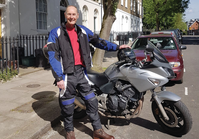 Former Islington postman saddles up for 1,600-mile trek Crispin Dawes