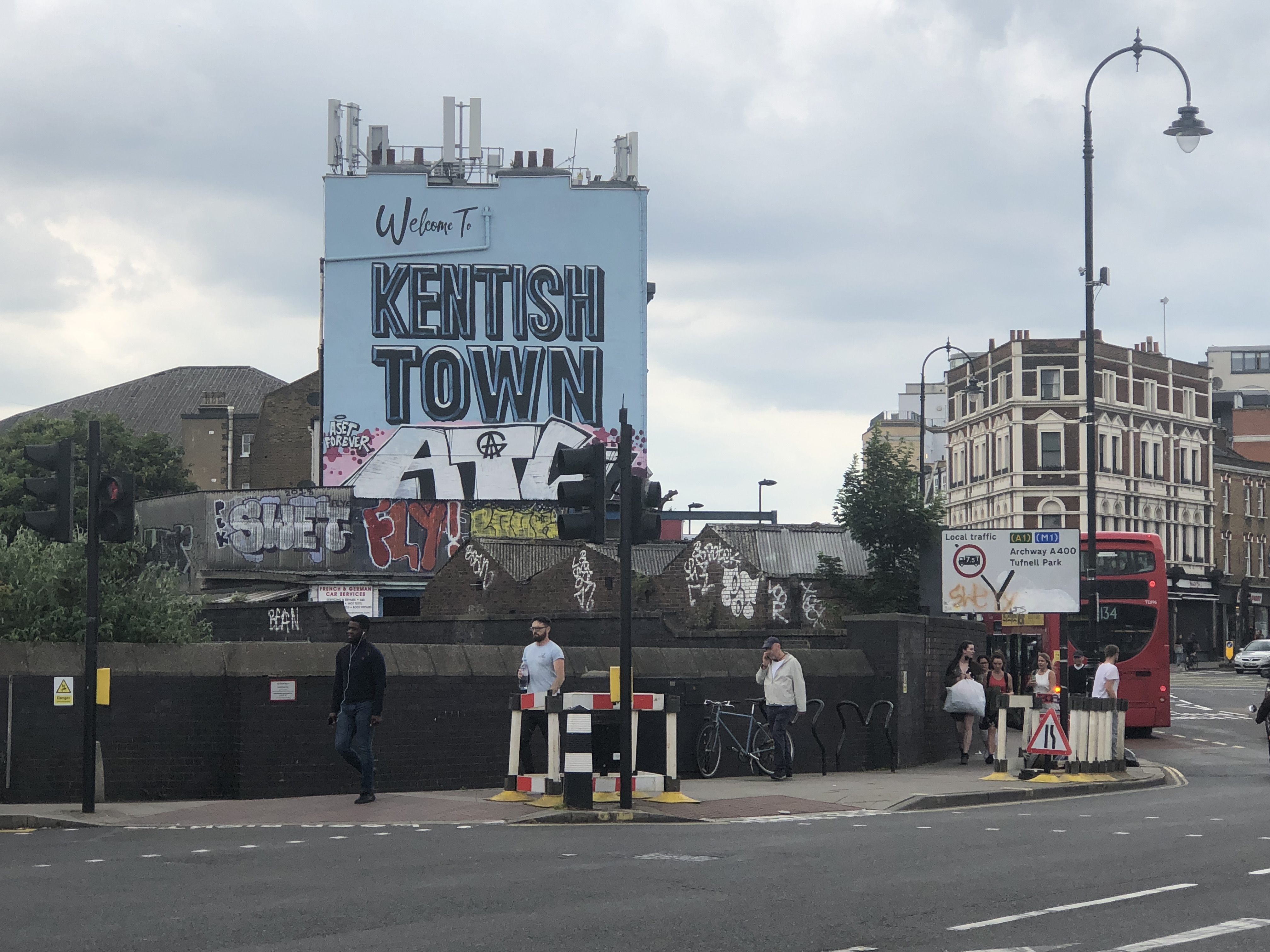 ‘Welcome To Kentish Town’ mural faces whitewash Welcome To Kentish Town
