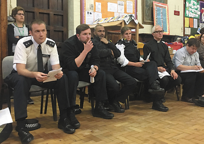 Police days off are cancelled to carry out extra patrols in Islington Inspector Steve Murfin
