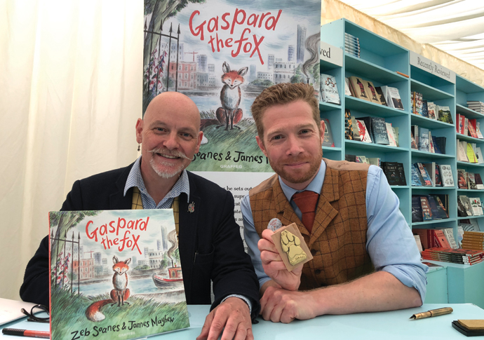 James Mayhew and Zeb Soanes2