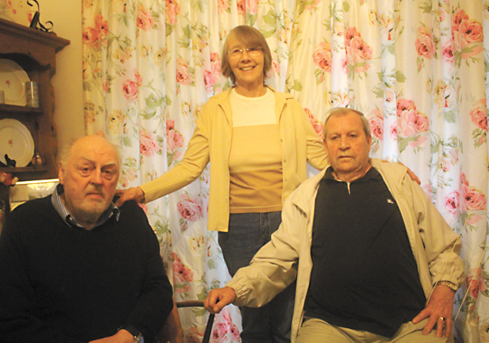John Peat Maureen Roberts and Pat Roberts