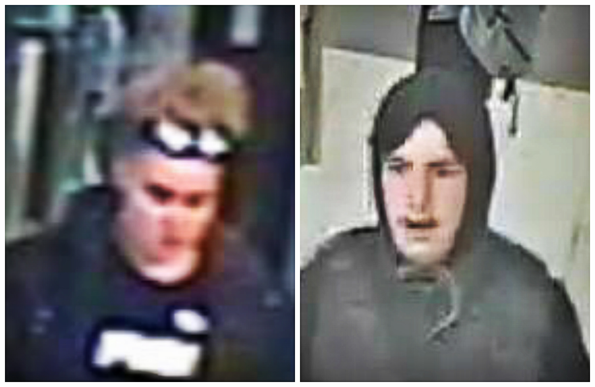 Police investigating knifepoint robbery attempt at West Hampstead station release CCTV stills west hampstead knife suspects