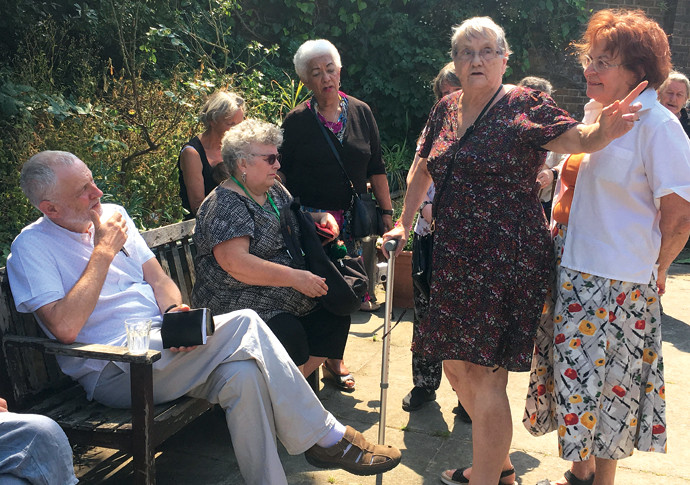 Highbury pensioners’ plea to Corbyn: ‘Save our day centre’ Corbyn