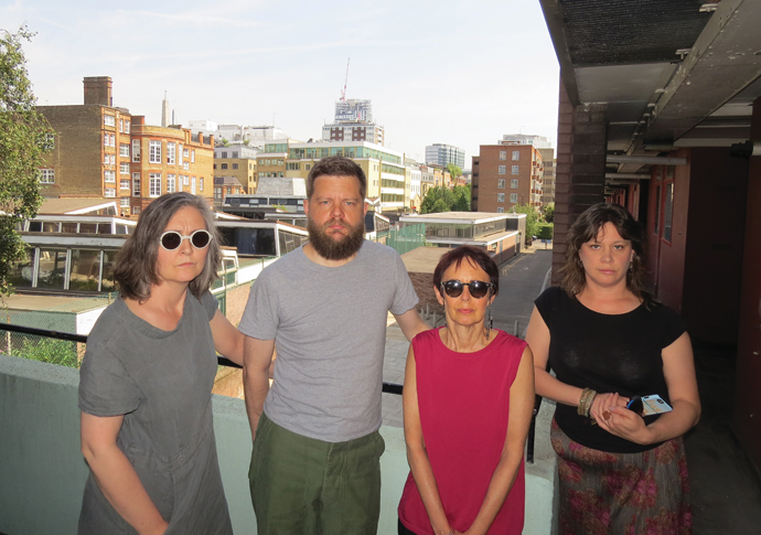 Estate campaigners fight plan for 14-storey tower block Golden Laine