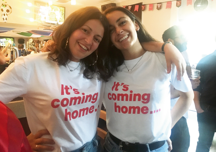 World Cup defeat, and it’s time to go home… Lauren Corelli and Hannah Bashir-Eviston
