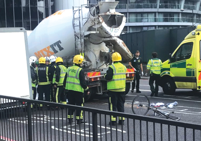 Old Street revamp is fast-tracked after cyclist crash Old Street crash-Credit Sophie Wardman