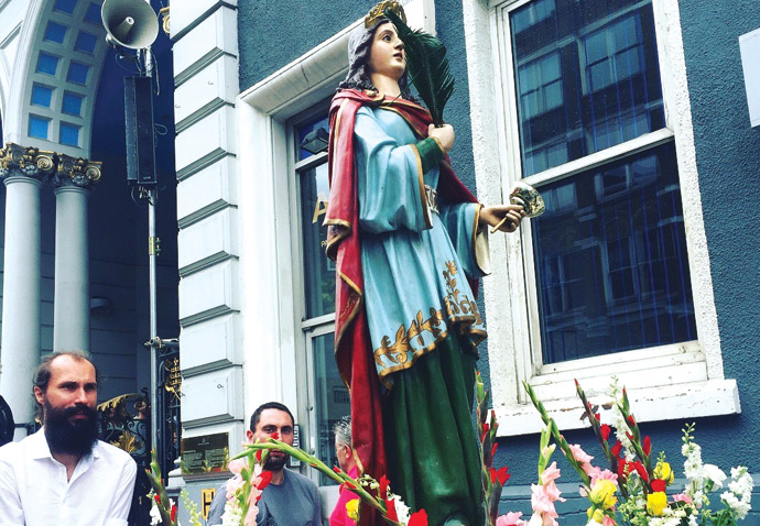 Group with far-right link at annual parade in Clerkenwell Little Italy procession
