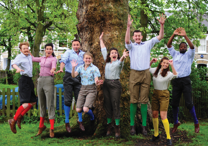 Much ado about events on Charterhouse Square LtoR-William-Ross-Fawcett-Charlotte-Driessler-Mark-Collier-Sian-Eleanor-Green-Eleanor-Chaganis-Ross-Ford-Lucy-Green-Luke-Wilson