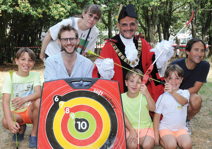 Friends group targets fun in the park Mayor archery - Keith Emmitt