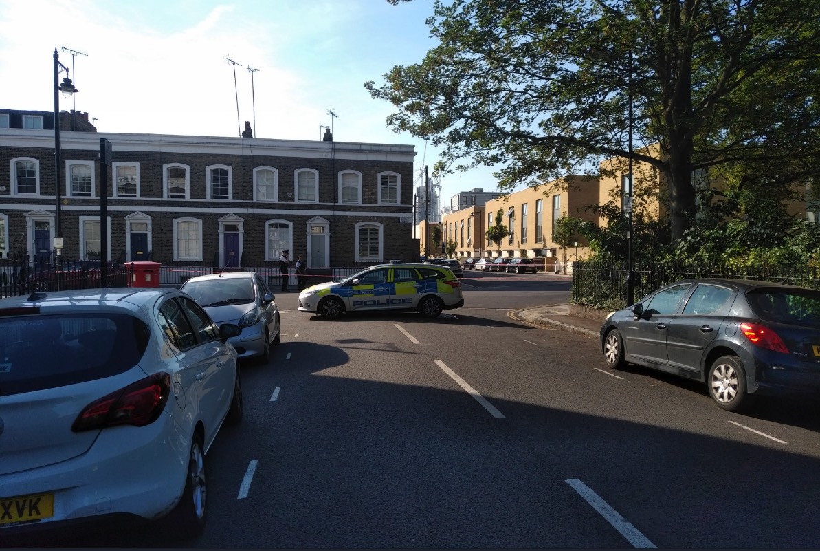 Police cordon Angel
