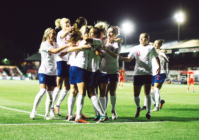 Arsenal’s Scots to follow England aces to Women’s World Cup Wales Women v England Women, Women's World Cup Qualifying Group 1 - 31 Aug 2018