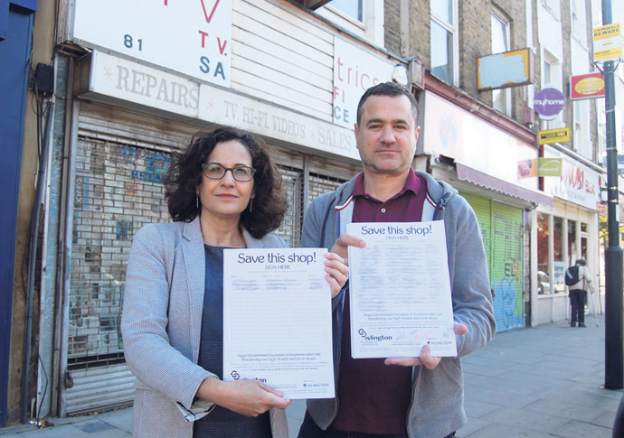 Business rates relief welcomed by retailers Asima Shakih and Hak pic