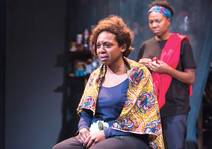 Bullet Hole_Gloria Williams (Cleo) and Doreene Blackstock (Eve)_photo Lara Genovese for Naiad Photography (1)