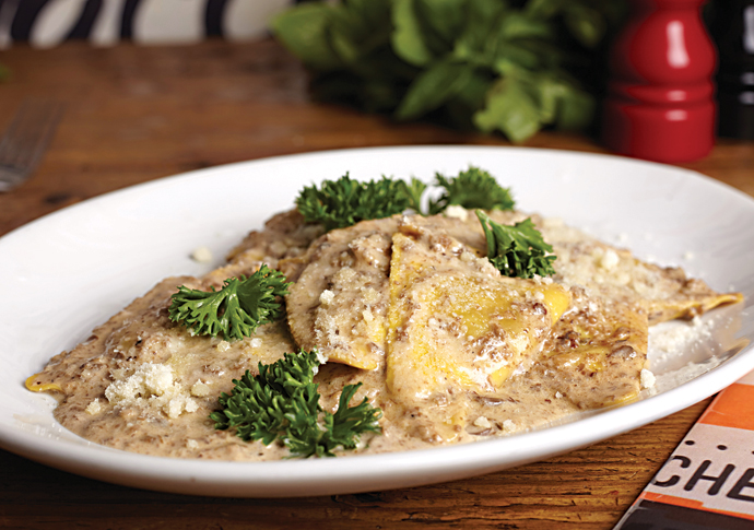 Bringing tasteful change to Finsbury Park Pasta Remoli-truffle & mushroom ravioli