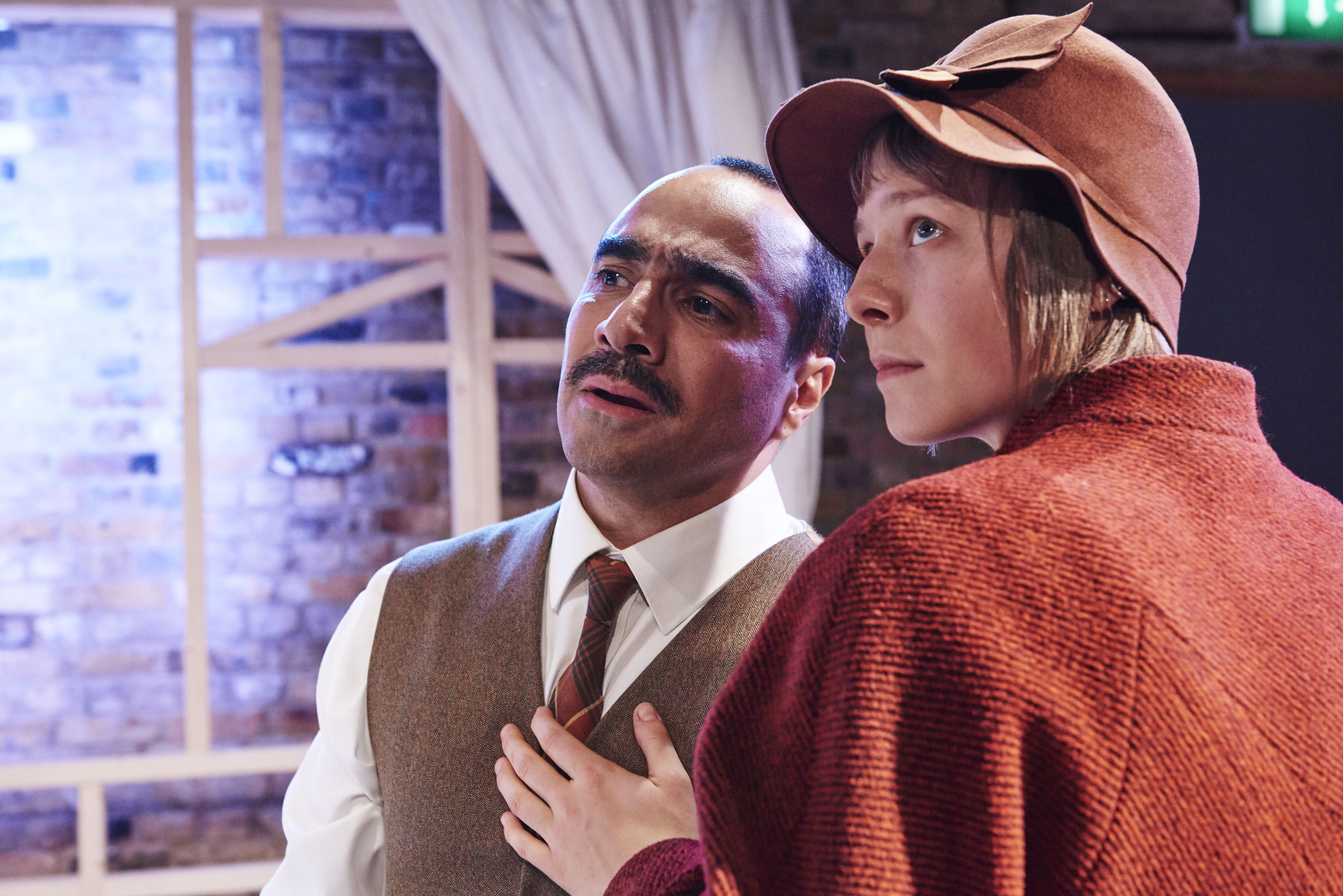 Review: Mrs Dalloway, at Arcola Theatre Sean Jackson (Peter) and Emma D'arcy (Rezia) (c) Ollie Grove