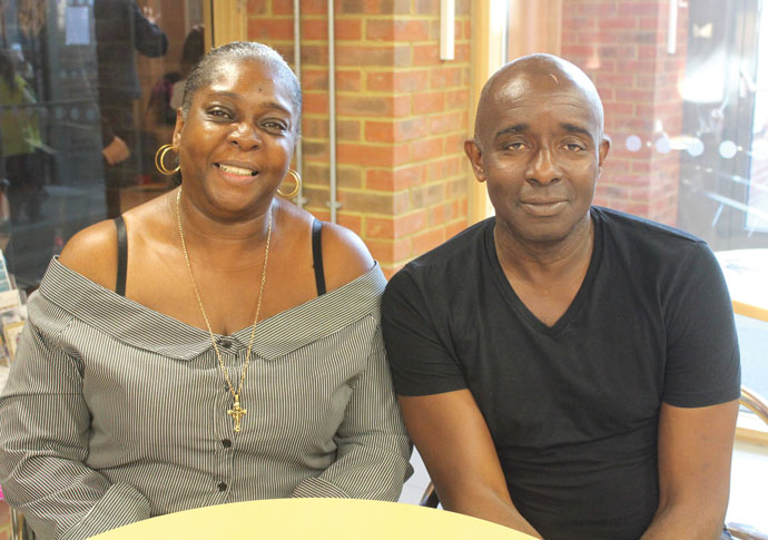 Sheri Lawal and Colin Adams