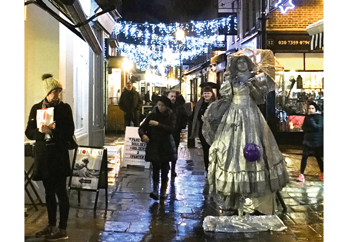 Angel Christmas lights