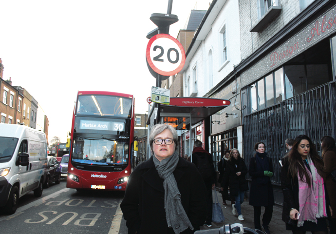 Police too slow to enforce 20mph zones? Caroline Russell IMG_2689