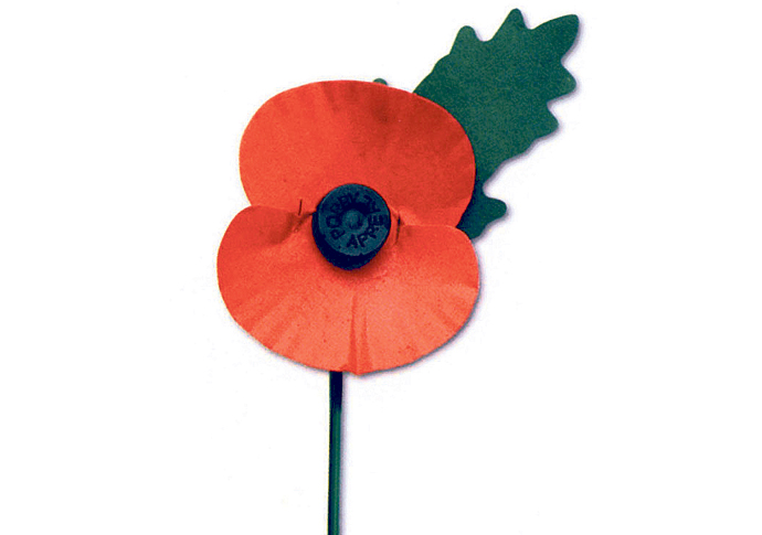 World premiere of All the Hills and Vales Along, and concerts marking Armistice Day Centenary Poppy