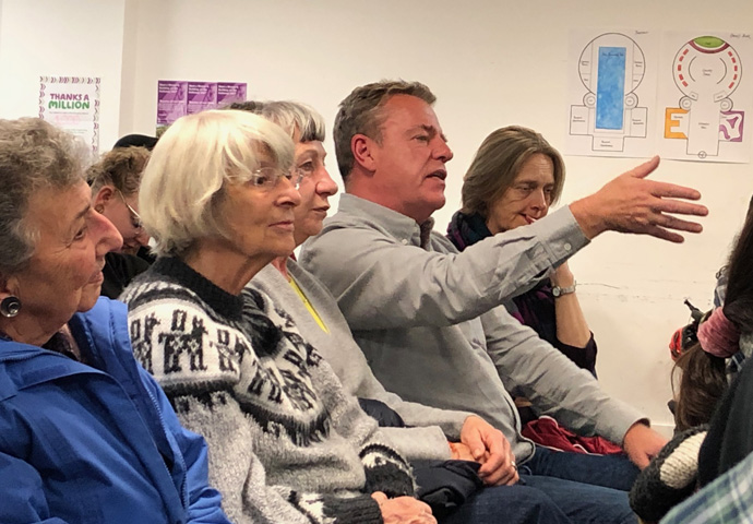 Suggs backs bid for women’s centre on Holloway Prison site Suggs IMG_0429