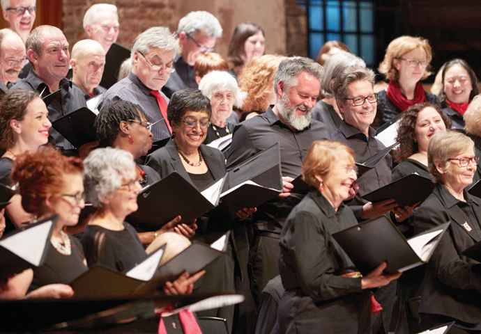 Choir inspired by sound of Arsenal fans at the Emirates Stadium LSO 2 Community Choir 2