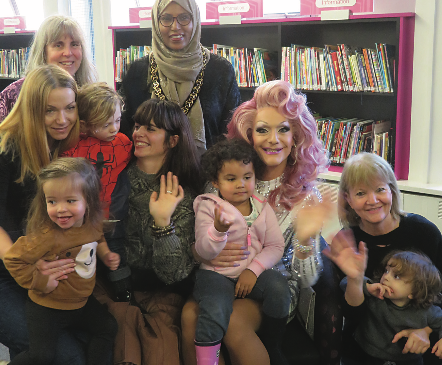 Leading drag queen reads to children at Islington library Screen Shot 2018-12-14 at 17.28.40