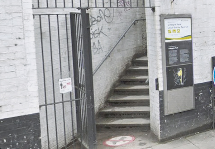 Gillespie Park entrance 3