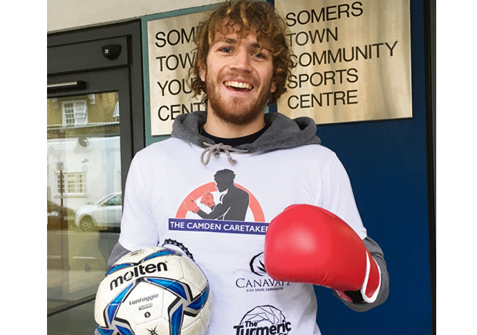 Boxer Robbie aims to give fight fans a big hand Robbie Chapman
