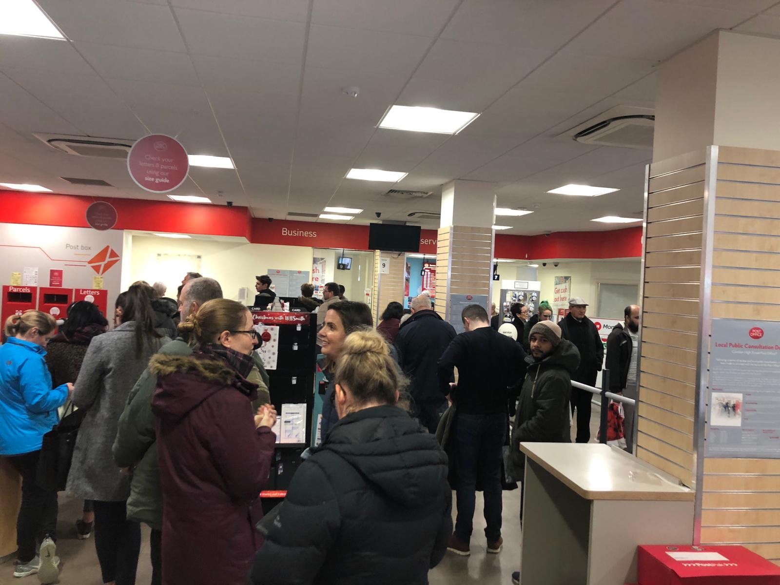 Camden Town post office shuts its doors… but what next for site? Busy Camden Town Post Office WhatsApp Image 2019-01-02 at 12.43.07